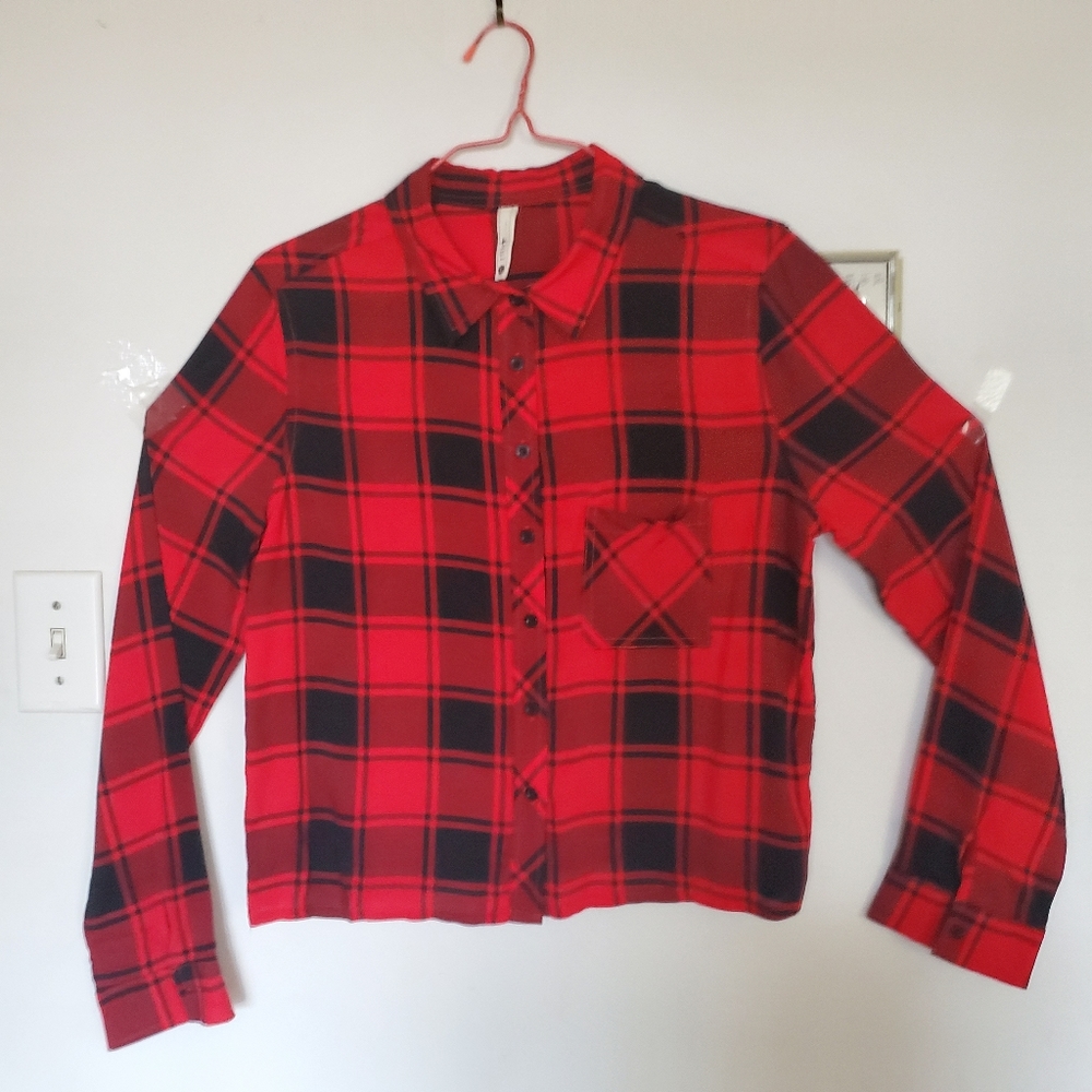 ETEN Red Plaid T Shirt